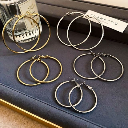 Hoop Shiny Earring