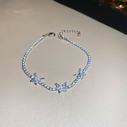 Butterfly Bracelet Rhinestone
