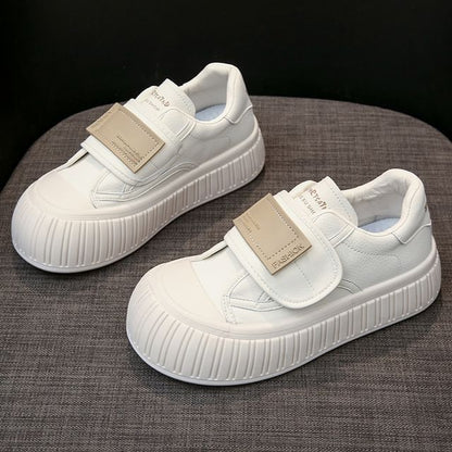 Hook-And-Loop Platform Sneakers
