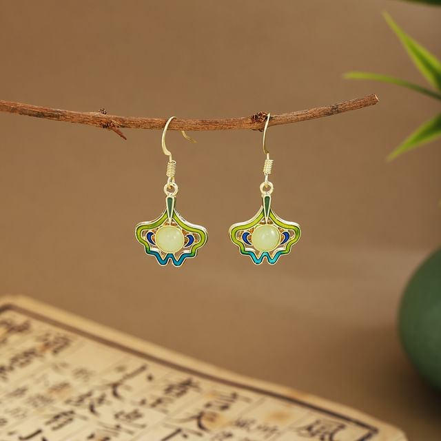 Faux Gemstone Dangle Earring