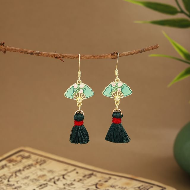 Faux Gemstone Dangle Earring