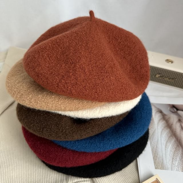 Woolen Beret Plain
