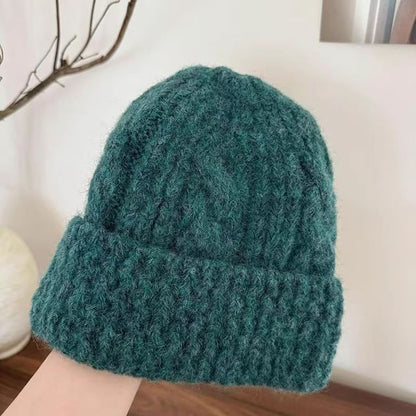 Knit Cable Beanie Plain