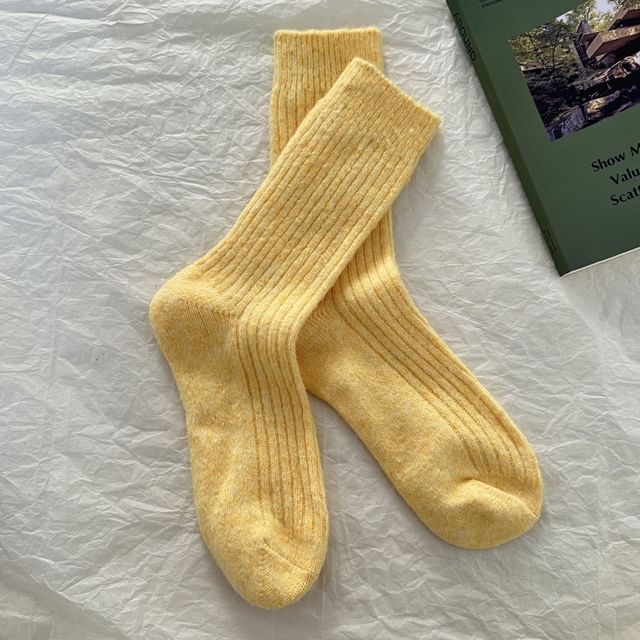 Ribbed Short Socks