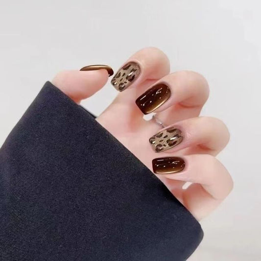 Leopard Print Press On Nail