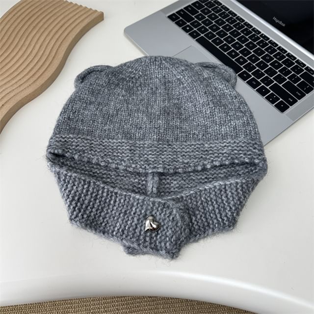 Ear Balaclava Bear Knit