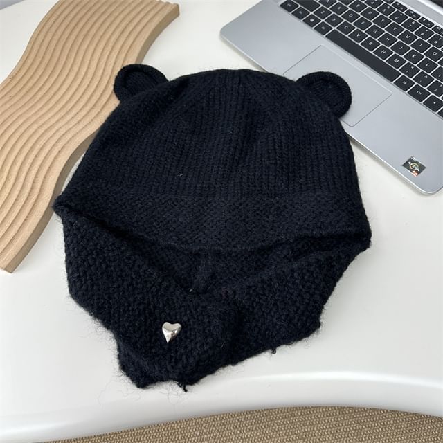 Ear Balaclava Bear Knit