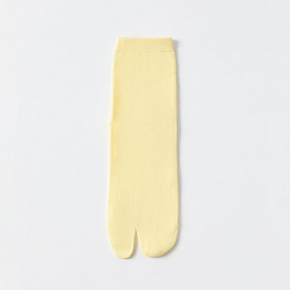 Plain Split Toe Socks