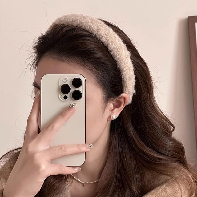 Plain Furry Headband