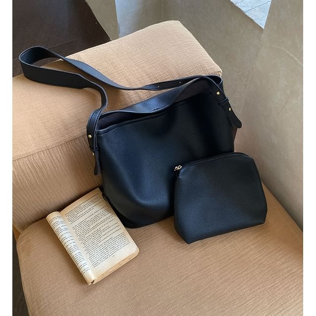 Leather Crossbody Pouch Bag Faux With