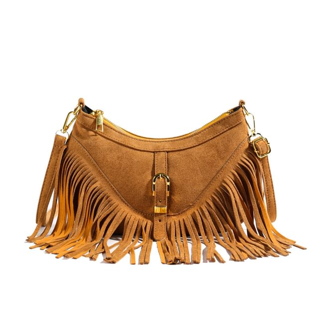 Crossbody Bag Studded Tassel