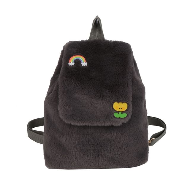Fluffy Backpack Flap