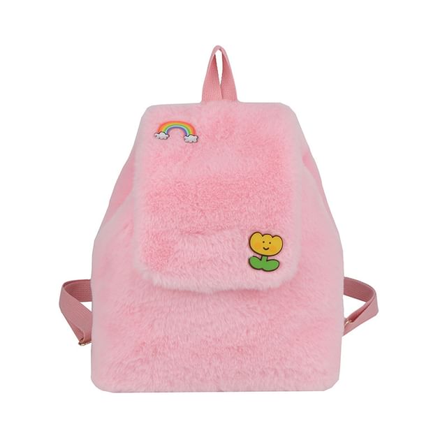 Fluffy Backpack Flap
