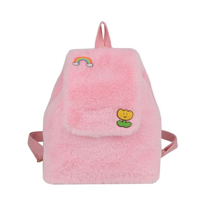Fluffy Backpack Flap