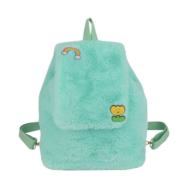 Fluffy Backpack Flap