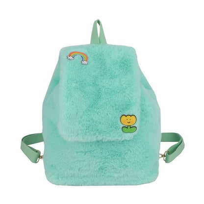 Fluffy Backpack Flap