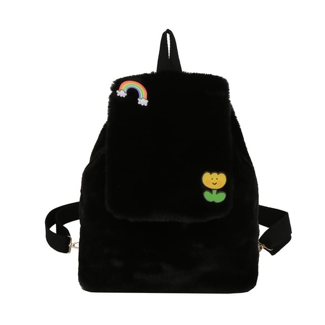 Fluffy Backpack Flap