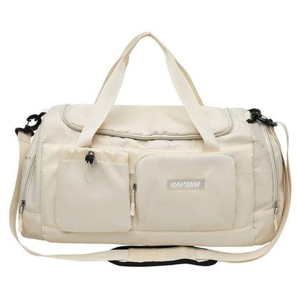 Applique Bag Multi-Pocket Duffel