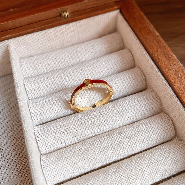 Open Ring Rhinestone Geometry /