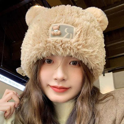 Hat Tone Fluffy Bear Two /