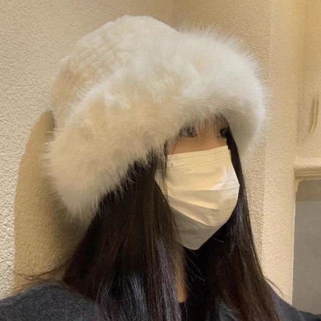 Hat Plain Fluffy Panel / Bucket