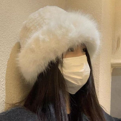 Hat Plain Fluffy Panel / Bucket