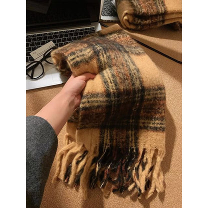 Dog Scarf / Plaid Applique