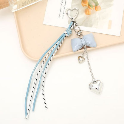 Padded Phone Knotted Bow Charm