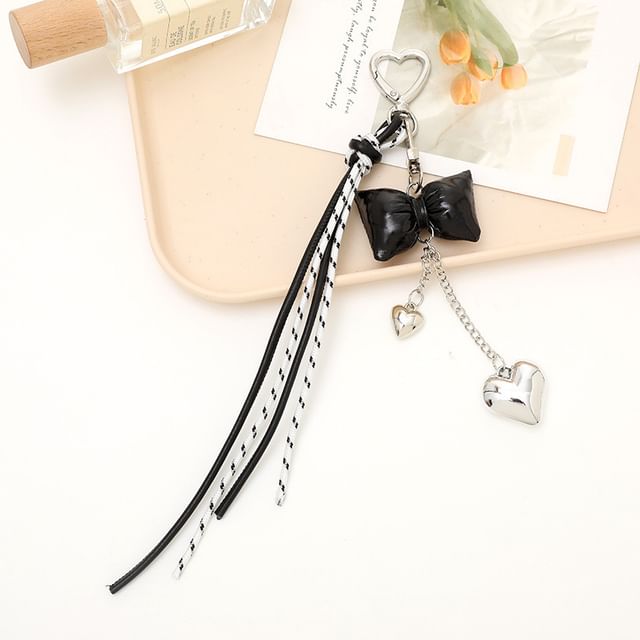 Padded Phone Knotted Bow Charm