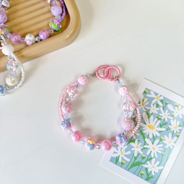 Strap Phone Bead Layered