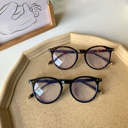 Plain Eyeglasses Round