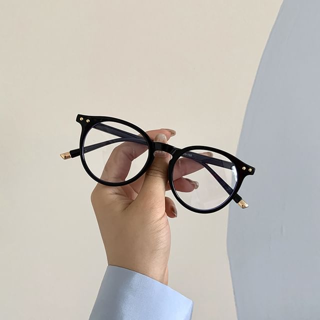 Plain Eyeglasses Round