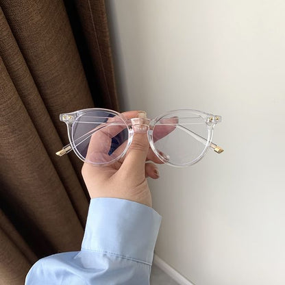 Plain Eyeglasses Round