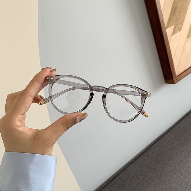Plain Eyeglasses Round