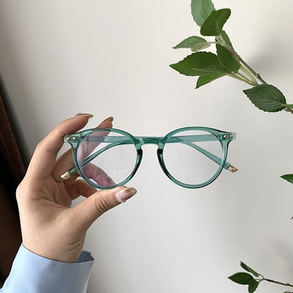 Plain Eyeglasses Round