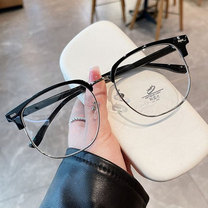 Frame Square Half Eyeglasses