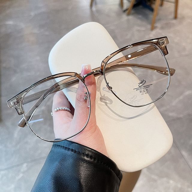 Frame Square Half Eyeglasses