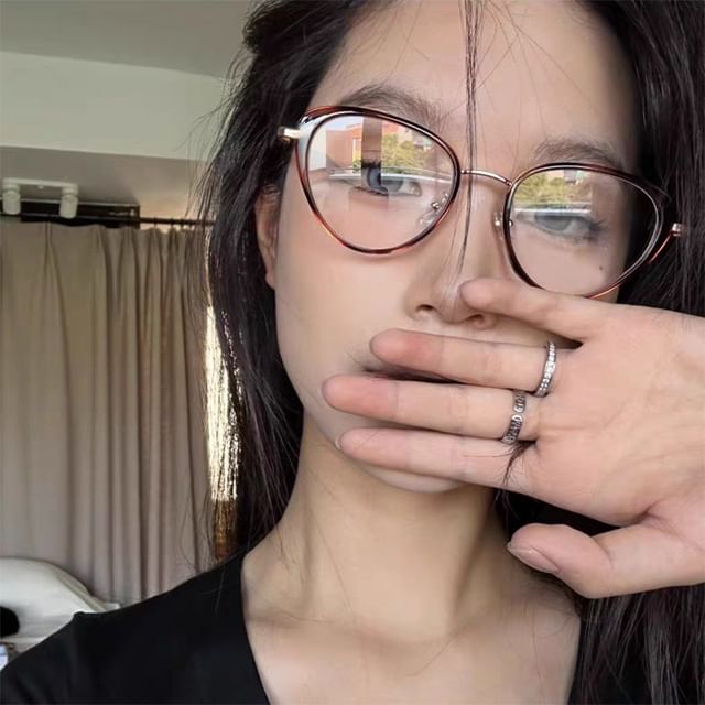 Plain Cat Eyeglasses Eye