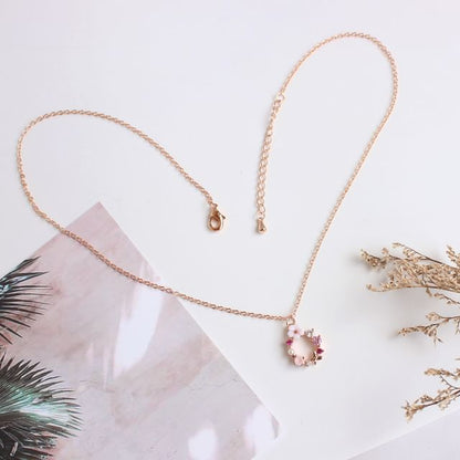 (Various Designs) Bracelet / Alloy Necklace Rhinestone Floral