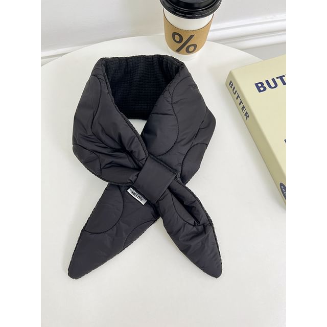 Écharpe matelassée unie