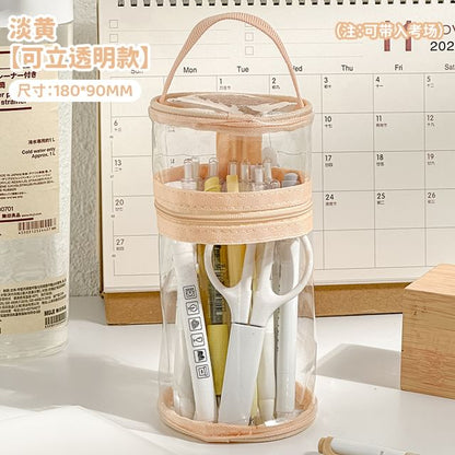 Transparent Standing Pencil Case / Pen / Set