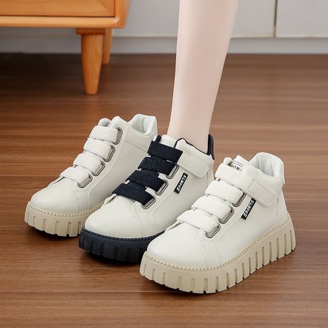 Platform High Sneakers Top Panel