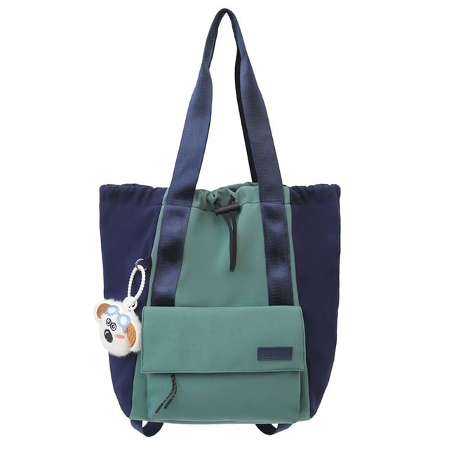 / Drawstring Set Charm Backpack Bag Nylon