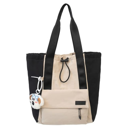 / Drawstring Set Charm Backpack Bag Nylon