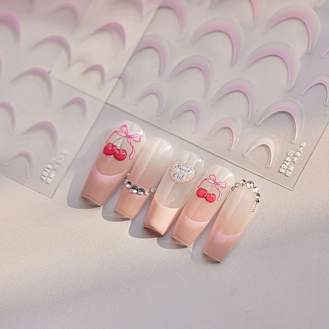 Gradient Nail Art Stickers