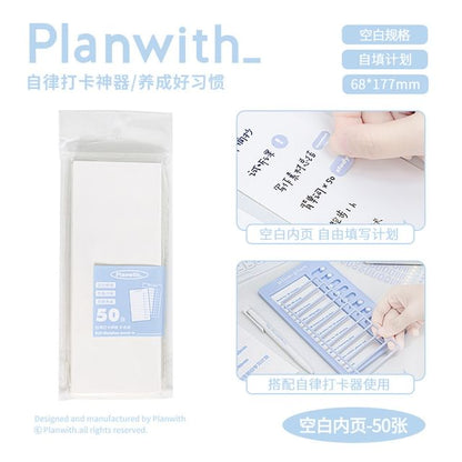 Plastic Chore Board / Insert Refill / Set