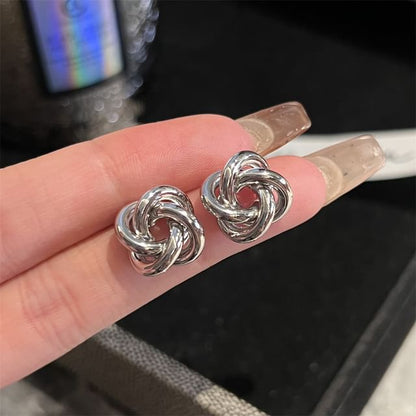 Alloy Knot Earrings