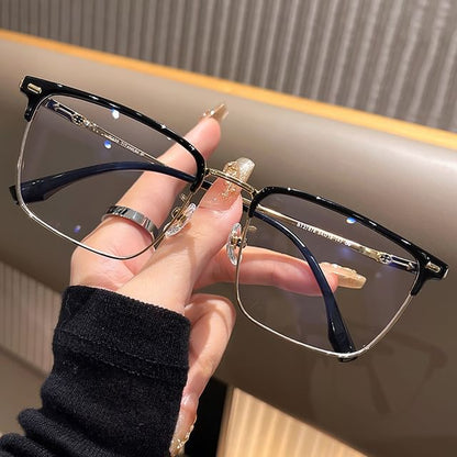 Glasses Light Square Blue Blocking