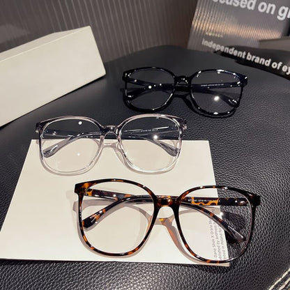 Light Blocking Blue Round Glasses