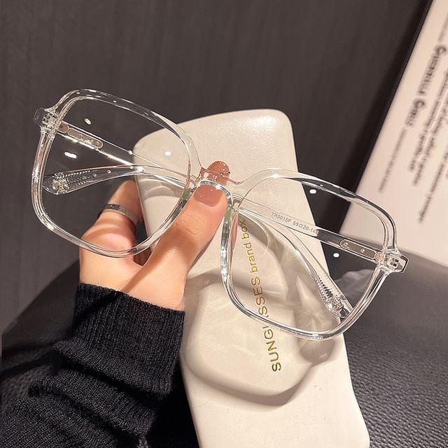 Square Light Glasses Blue Blocking